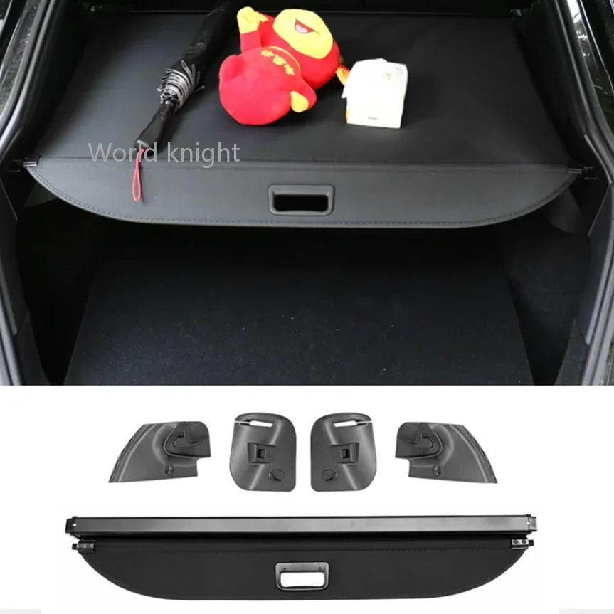 

Car Rear Trunk Cargo Cover For Tesla Model Y 2021 2022 Shutter Retractable Luggage Carrier Security Partition Shield MY