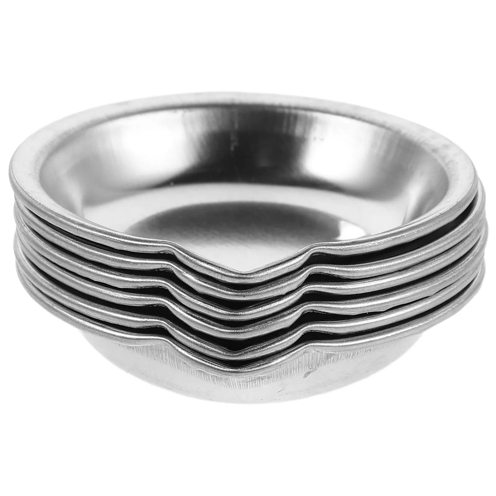 

24Pcs Stainless Steel Round Paint Palette Tray for Watercolor Oil Acrylic Mixing Artists Palette Reusable Metal Color Mixing