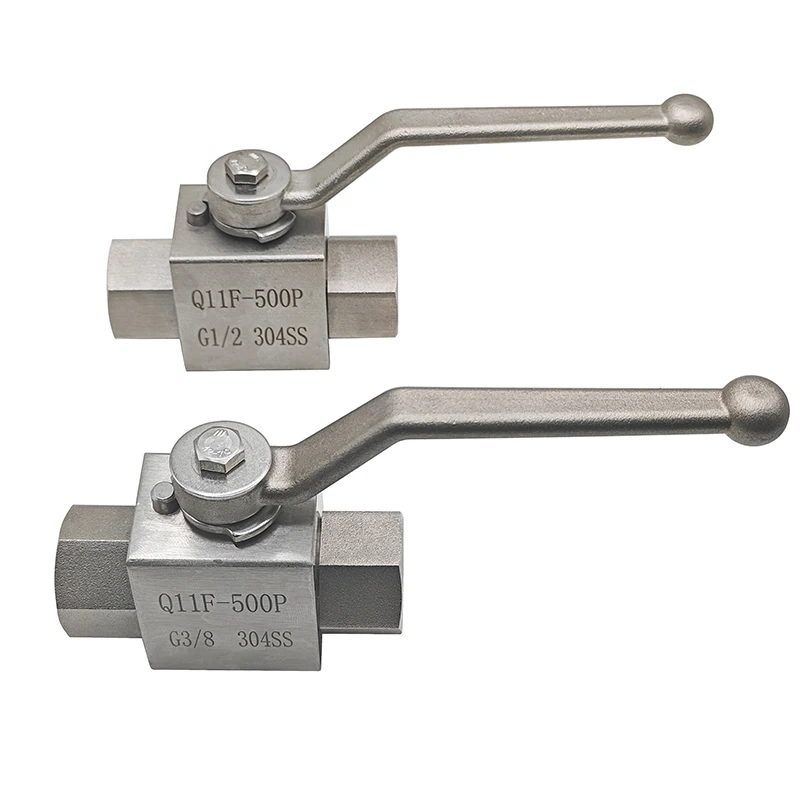 1/4 "3/4" 3/8 "1/2" 1 "2" Hochdruck 2-Wege-Kugelhahn 3/4/316l Edelstahl Innengewinde Hydraulik schalter Wasser – Detail 4