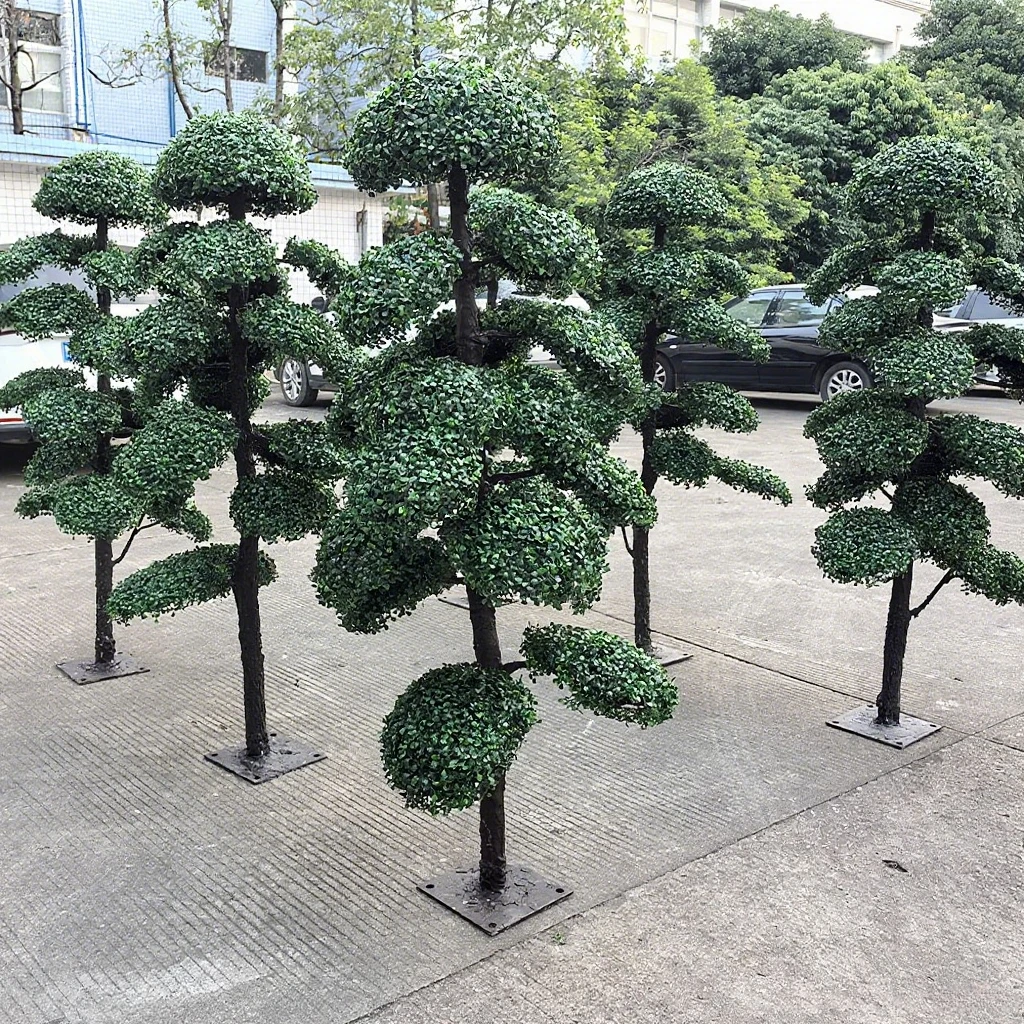

1.8m Milan grass simulation cloud tree villa courtyard garden decoration landscape tree cloud shape tree