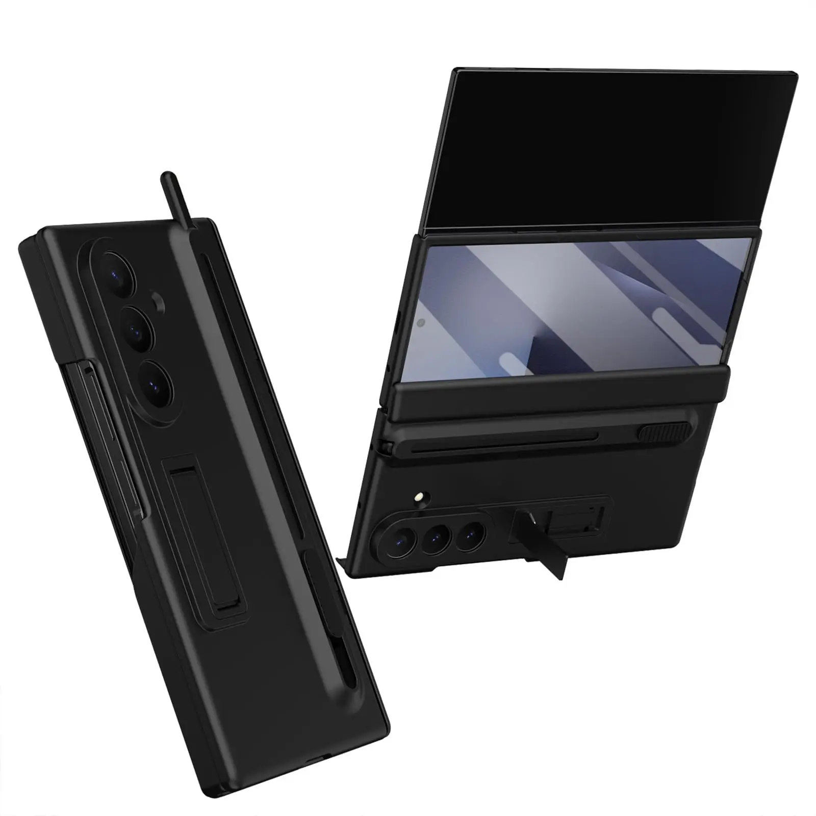 

Slim Case for Samsung Galaxy Z TriFold S-Pen Slot Slim Hard PC Frosted Case Hinge Protection