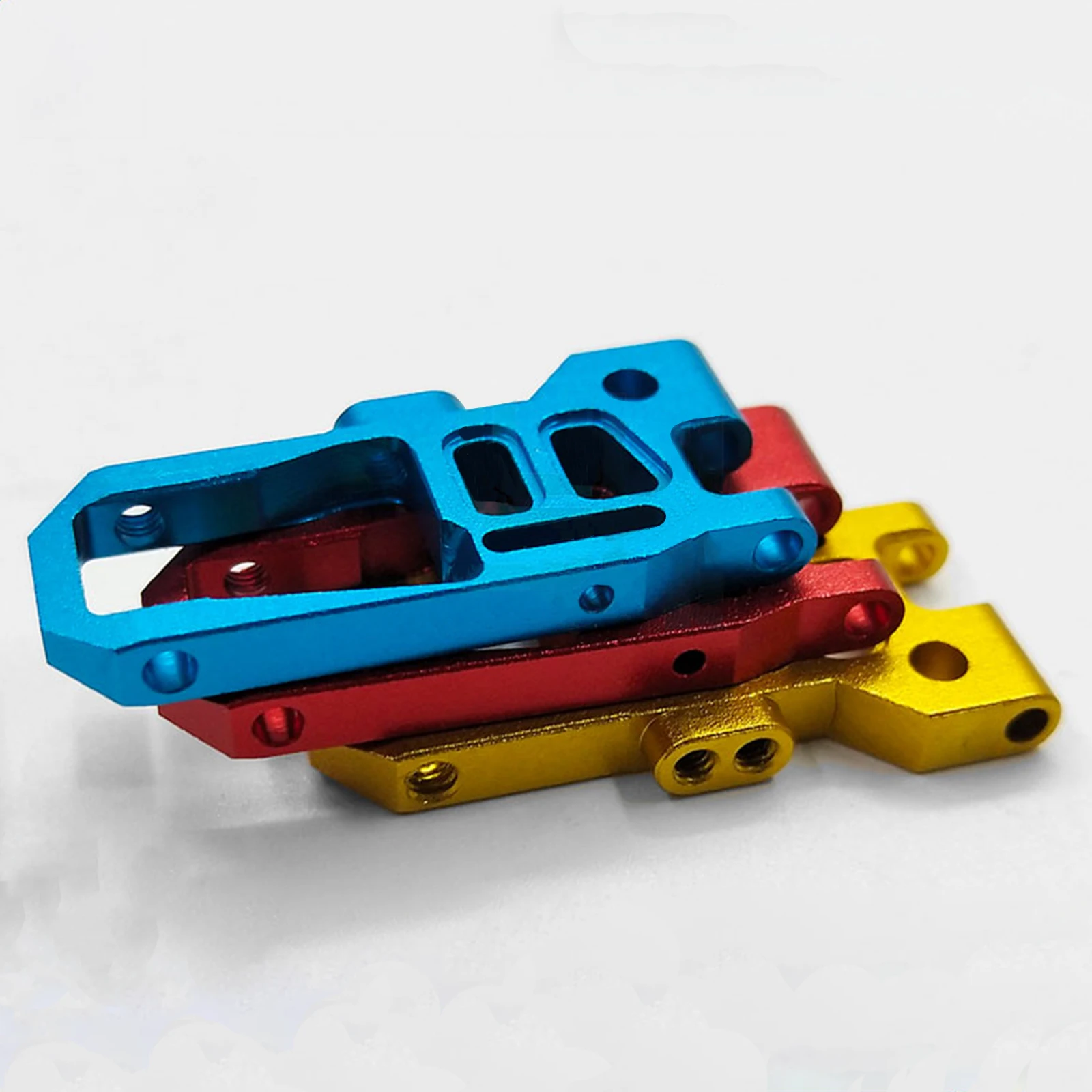 2 piezas de repuesto para coche de control remoto, brazos oscilantes inferiores delanteros y traseros, accesorios de Metal para BUGGY de MINI-Z