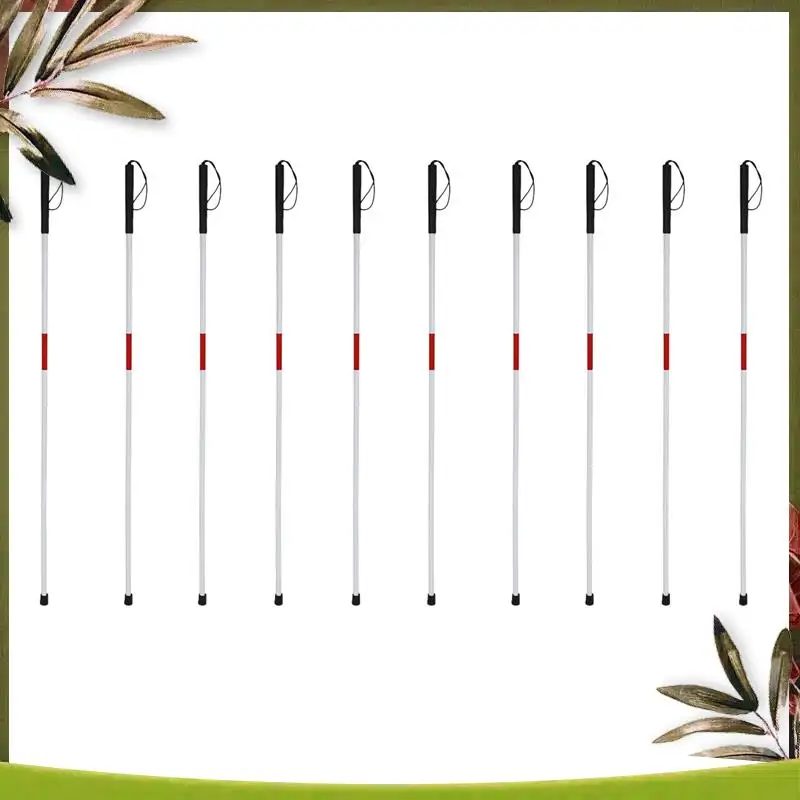 

Reliable-10X Visually Impaired Crutch Cane Blind Walking Stick Walker Aluminium Easy Folding