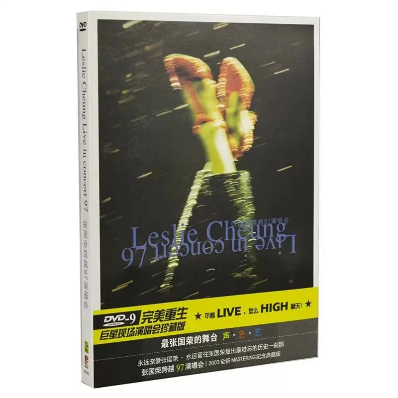 

Asia China Version Genuine Video MV DVD Disc Album Set Leslie Cheung Chinese Pop Music Male Artist Singer Concert Songs In 1997