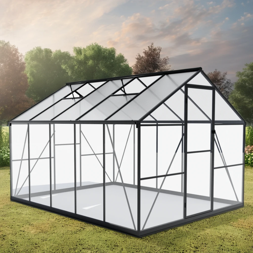 ชุดห้องกระจกแบบวอล์กอินสั่งทำพ - Polycarbonate Greenhouse Aluminum Frame บทวิจารณ์และราคา