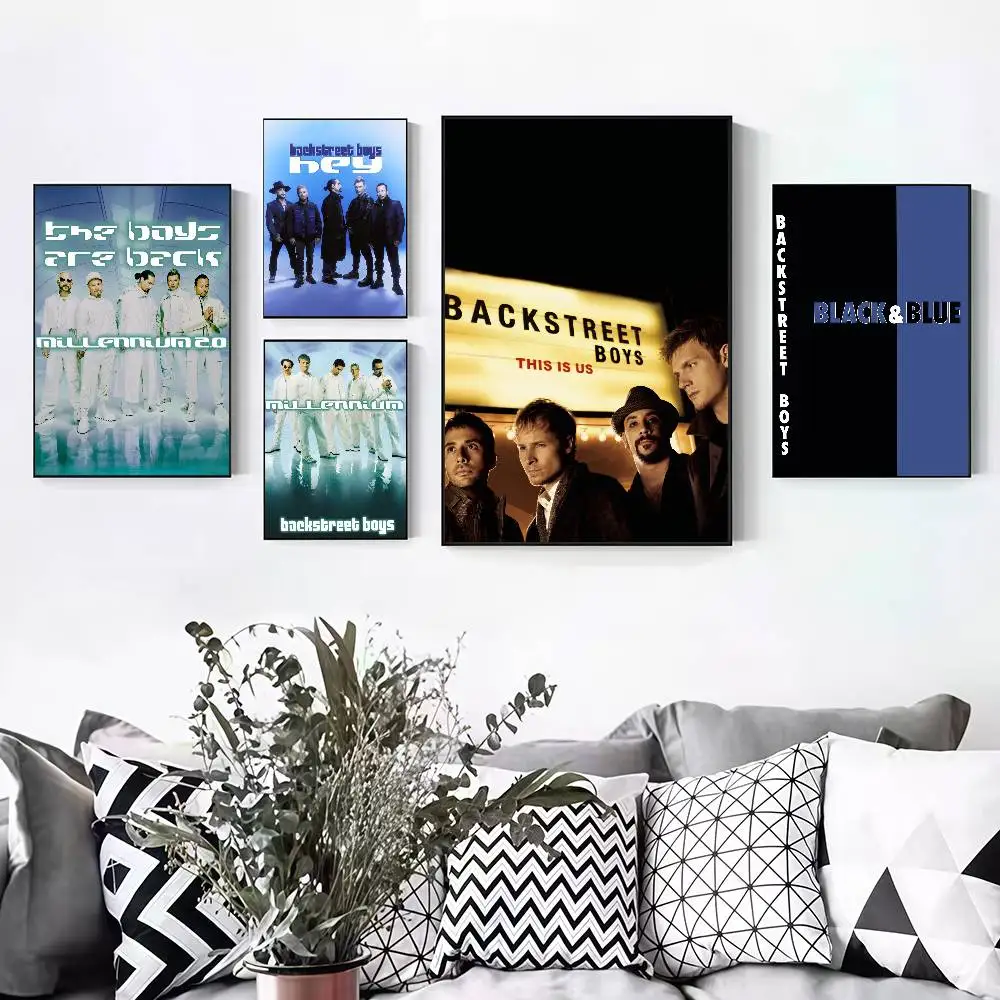 B-Backstreet Boy Millennium 2 Peelable Self-adhesive Poster Stickers Are Suitable For Frameless Wall Decoration In A Room