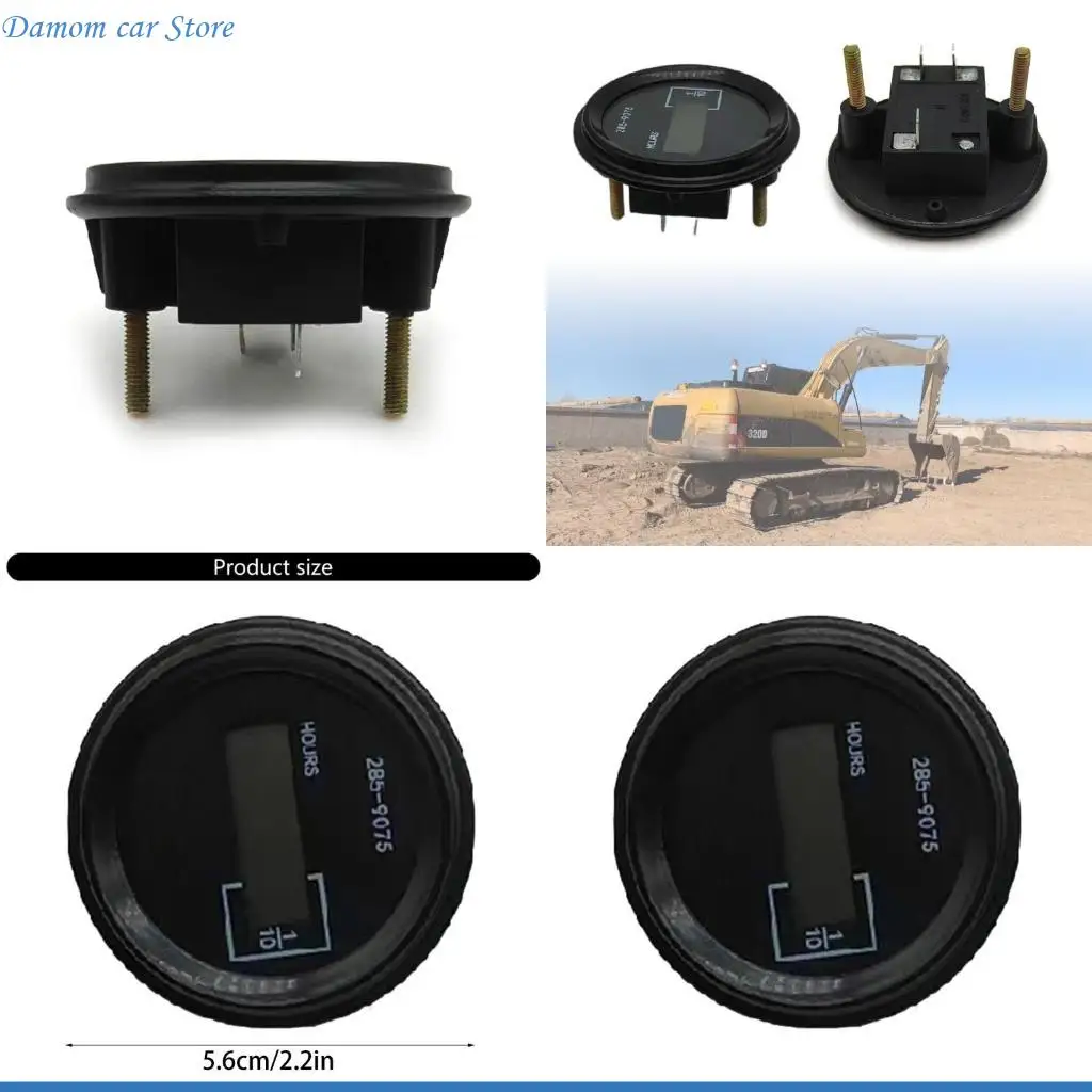 

A2UC Professional Devil Engine Hour Meter для технического обслуживания экскаваторов ЖК -дисплей