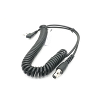Two Way Handheld Radios and Headsets 2-Pin to 5-Pin Coil Cord Cable Compatible with Kenwood/Baofeng/RH5R/RDH/HYT/Relm,CC-Ken Avi
