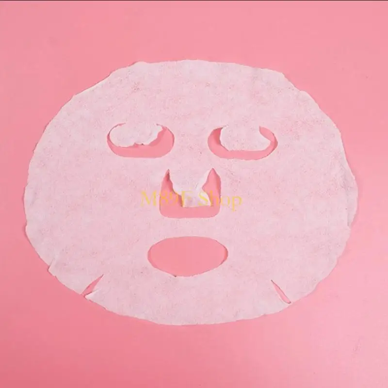 M89F 500pcs القطن المضغوط القابل للتصرف للورقة الوجه ورقة ورقة DIY أداة العناية بالبشرة