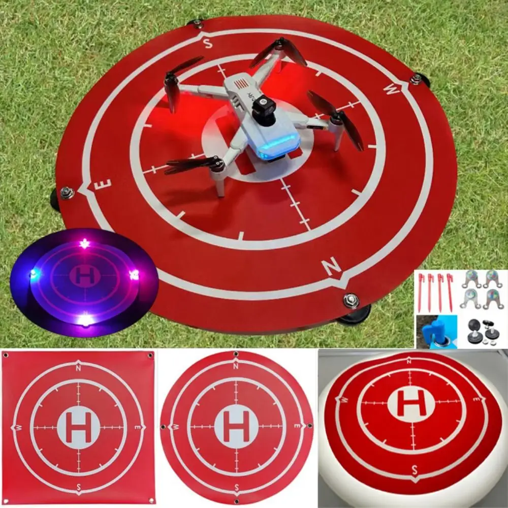 Wasserdichte Quadrocopter-faltbare tragbare RC-Dron-Matte mit winddichten Nägeln, 60 x 60 cm, Quadrocopter-Parkplatz