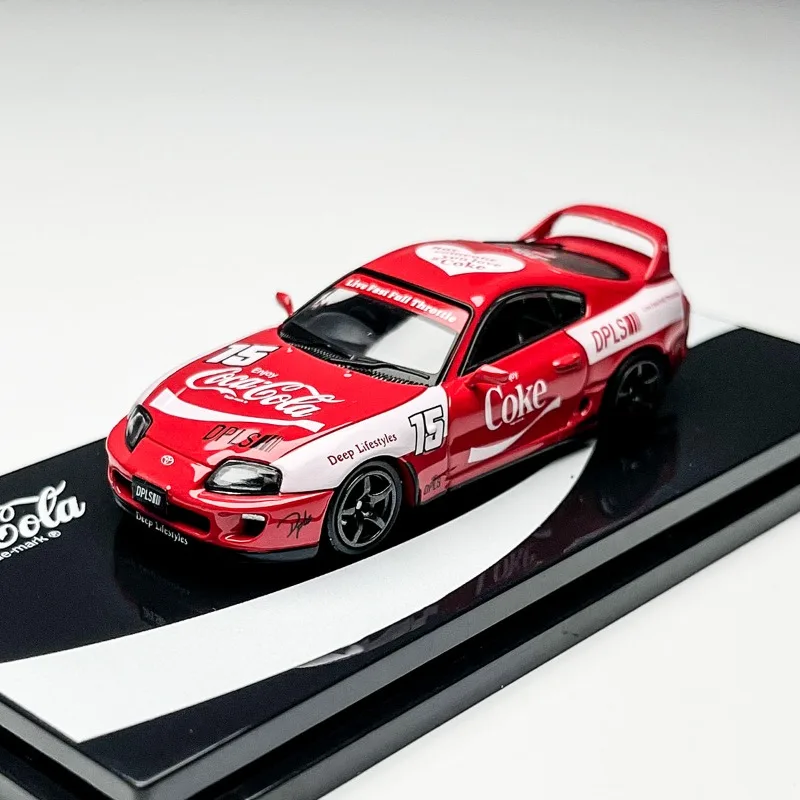 INNO Diecast 1/64 Maßstab A80 XDPLS Doppel Auto Set Sport Auto Modell Legierung A80 XDPLS Spielzeug Auto Modell Statische Sammlung Ornament