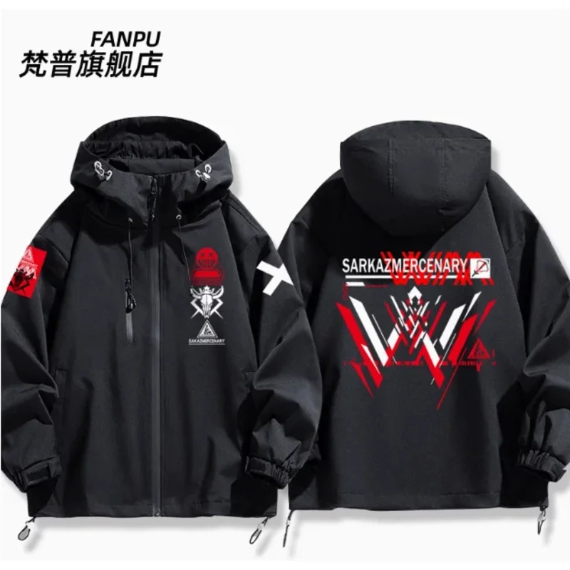 

20151123 Anime Arknights W Windbreaker Jacket Hoodie Cosplay Autumn Winter Men Women Coat Loose Tops