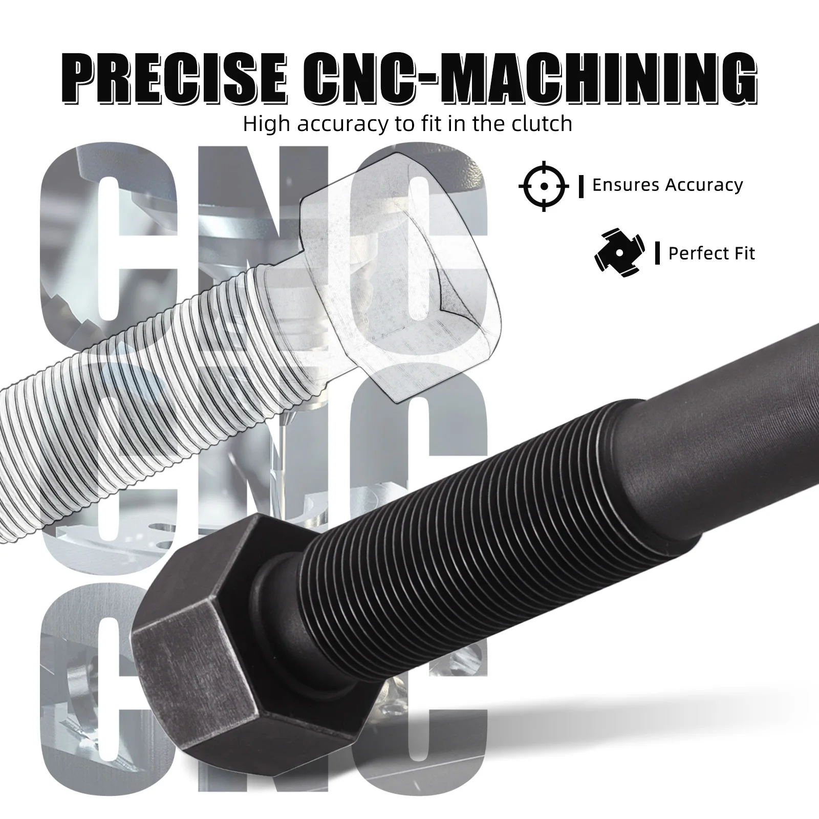 أداة سحب القابض الأساسي NICECNC 42CrMo مصنوعة من سبائك الصلب باستخدام الحاسب الآلي لموديلات عربات الجولف Yamaha G1-G22 1979-2006 # 90890-01876-00