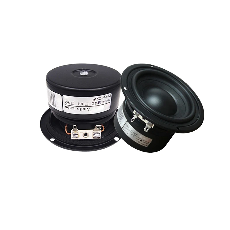 Imagem -02 - Coaxial Woofer Substituição Alto-falantes Faça Você Mesmo Car Bass Audio Altifalante Heavy Duty 4ohm Ohm Max 40 Watts 1pc