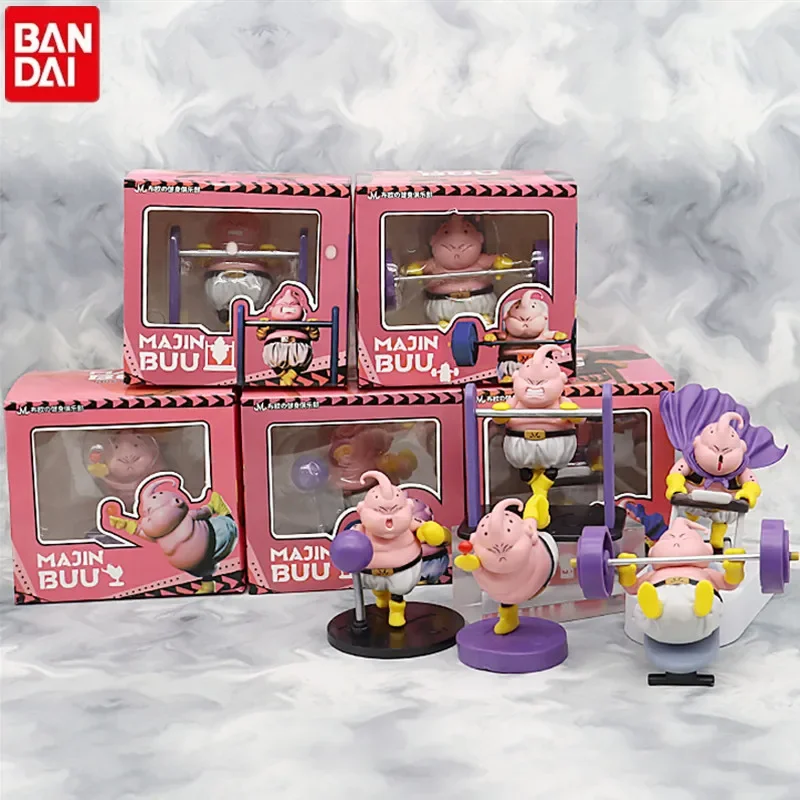 5-stylowe pudełko Anime Dragon Ball Z Figurki Muscle Demon Buu PVC Son Goku Figurka kolekcjonerska Model Lalka Prezenty Zabawki dla dzieci