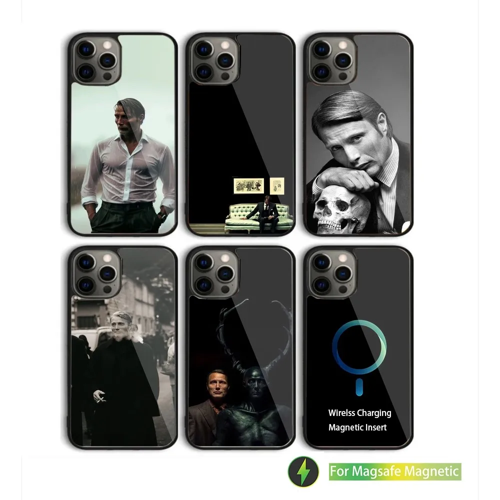 Actor M-Mads M-Mikkelsen Phone Case For iPhone 16,15,14,13,12,11,Plus,Pro,Max Mini Magsafe Magnetic Wireless Charging