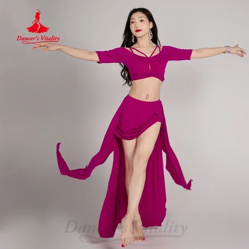 BellyDance Costume for Women Elegant and Comfortable Practice Set Girls Oriental Belly Dancing Professional Training Clothes