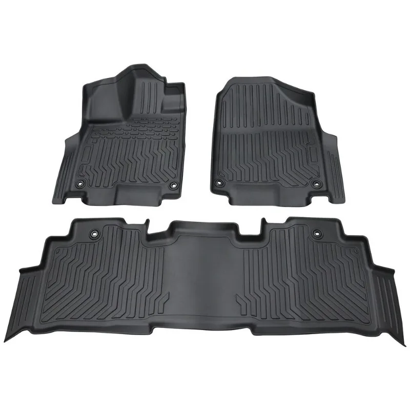 US Car Floor Mats for 18-23 Honda Odyssey Black All-Weather TPE Rubber Car Mats