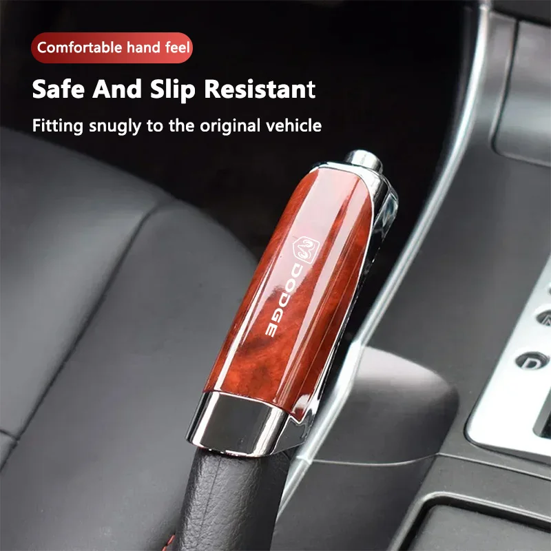 New Car Hand Brake Cover Handbrake Grips Protection Cover For Dodge Ram 1500 Journey Challenger Durango Dart Charger SRT Caliber - view 3