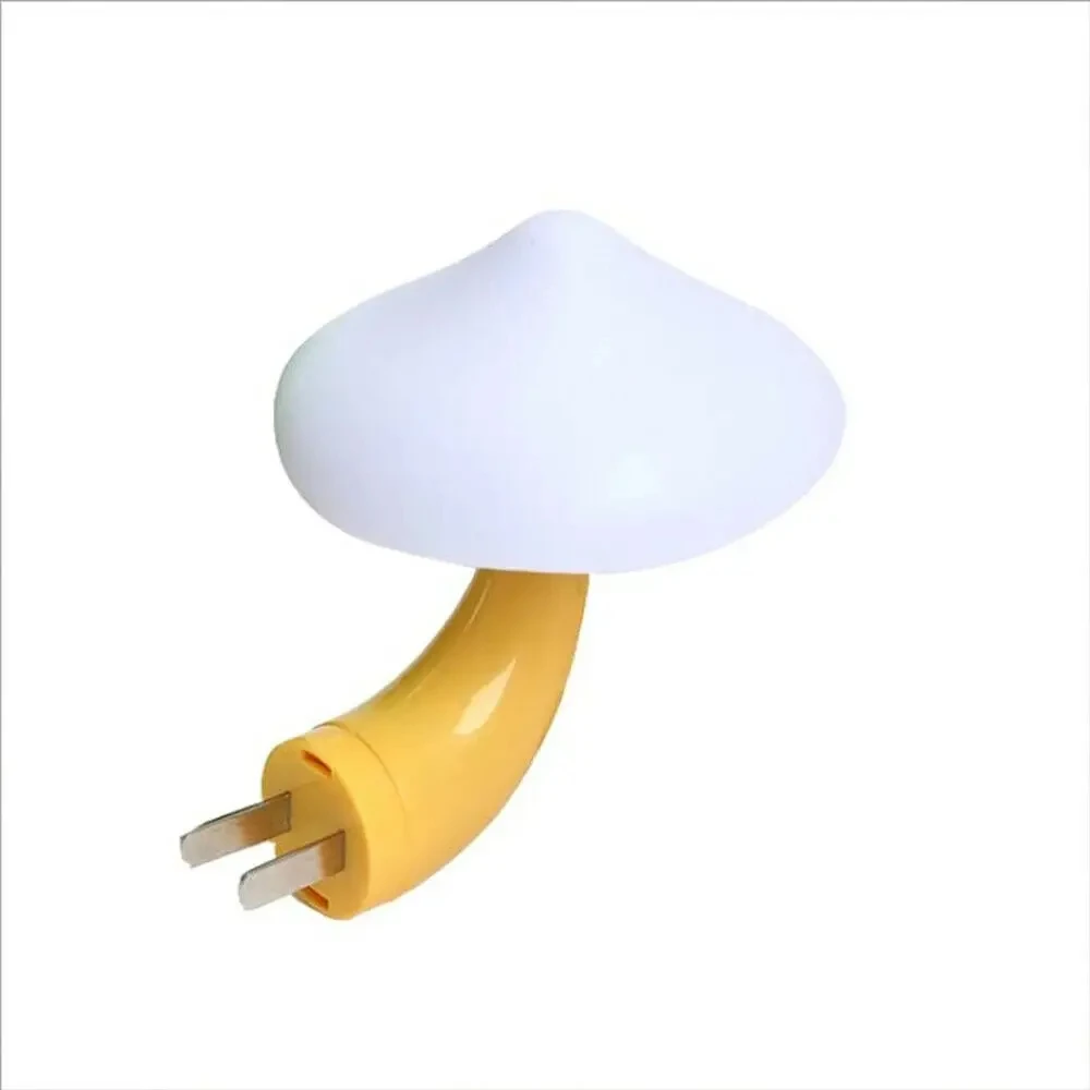 EU/US Plug Gospodarstwo domowe Grzyby Lampa ścienna Kolorowa ochrona oczu LED Nocne Światło kontroli światła Sypialnia Światło Home Decor