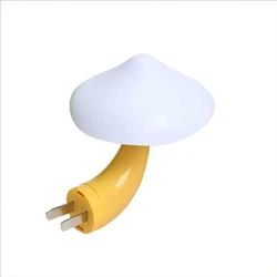 EU/US Stecker Haushalt Pilz Wandleuchte Bunte Augenschutz LED Nachtlicht Lichtsteuerung Sensor Schlafzimmer Licht Home Decor