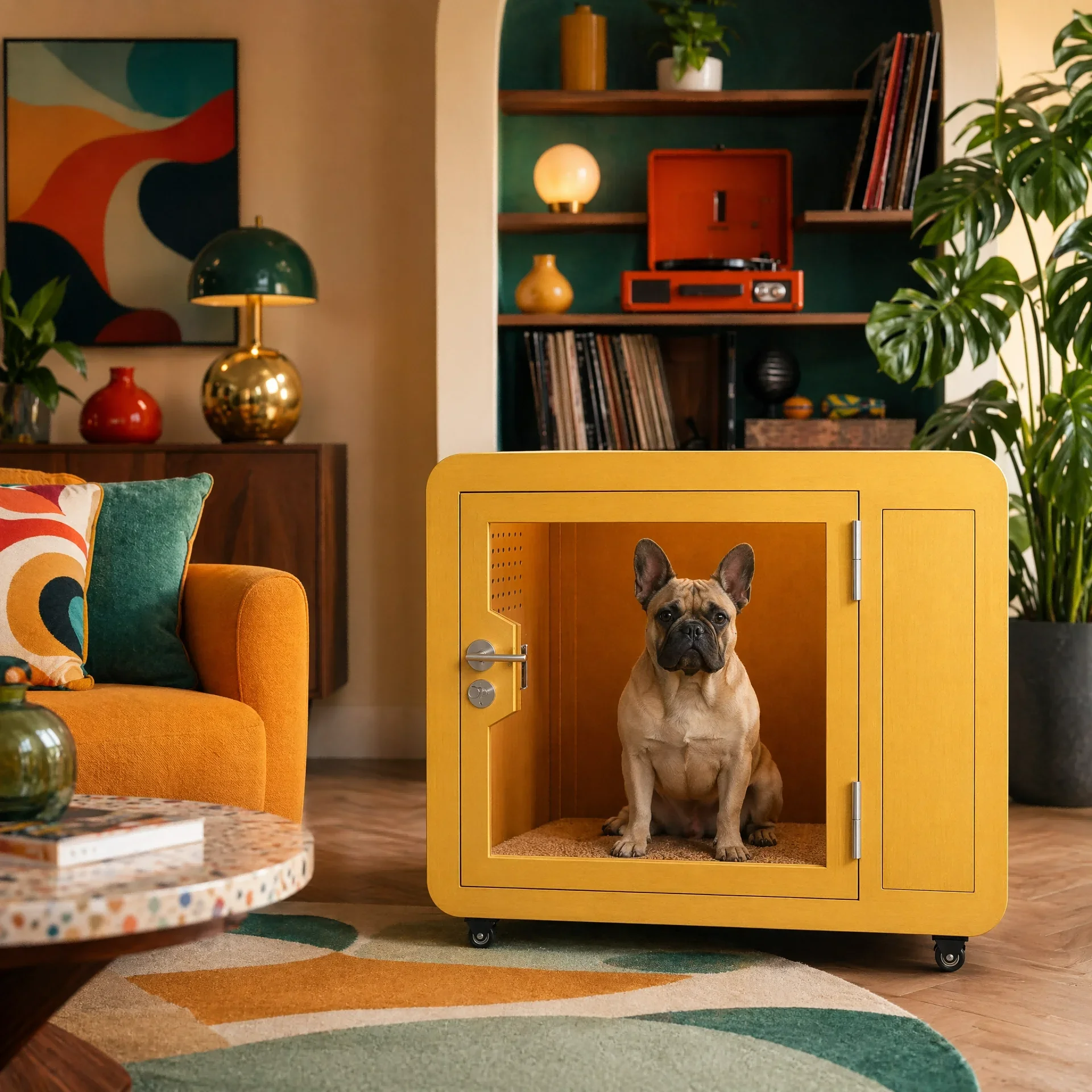 aIndoor Anti-noise Modular Pet Acoustic Cabin Custom Dimension Soundproof Pet Sleeping Enclosure for Pet Store Home Use