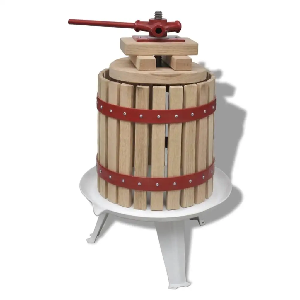 12L Fruit and Wine Press - High-Efficiency Juicer for Home Brewing and Fresh Juice Extraction