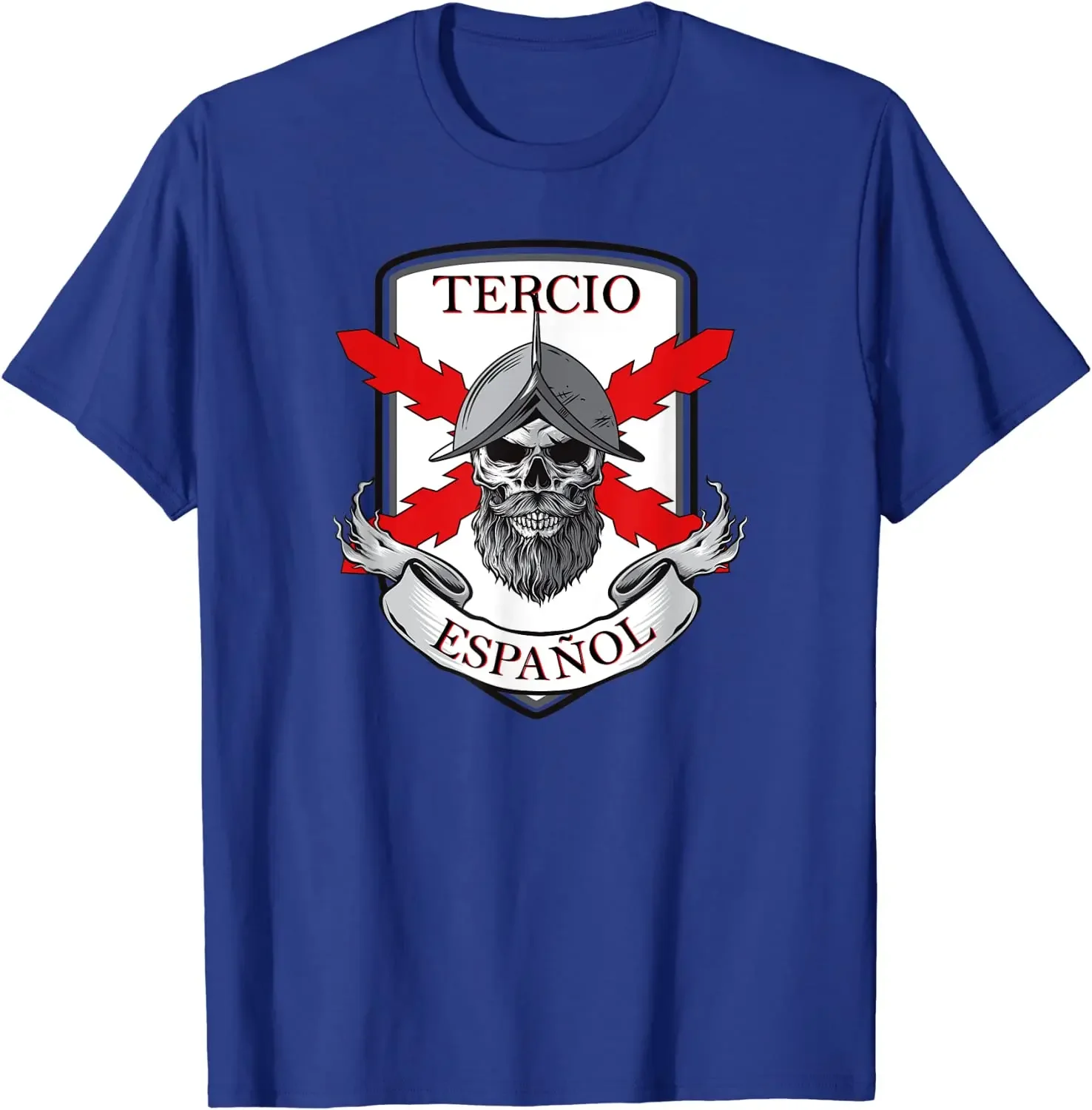 Spain Tercio Español. Soldado Calavera Men T-Shirt Short Sleeve Casual 100% Cotton O-Neck Summer  TShirt