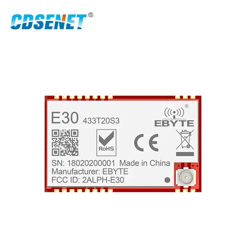 SI4438 SMD Serial Port 433MHz Wireless Transceiver E30-433T20S3 100mW 2500m Long Range IPEX Connector 433 MHz RF Module