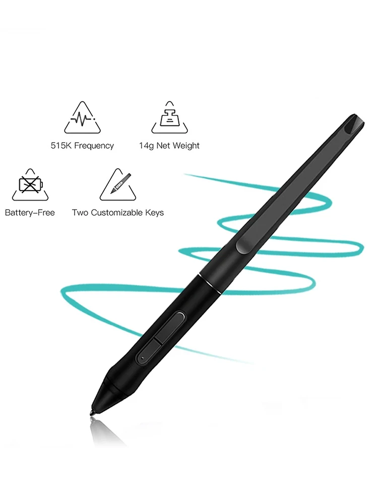 Dla HUION PW500 8192 KAMVAS Pro 22 Inspiroy Q11K V2 Q620M GT-221 GT2201 rysik bez baterii Tablet graficzny rysunek cyfrowe pióro — zdjęcie produktu 7