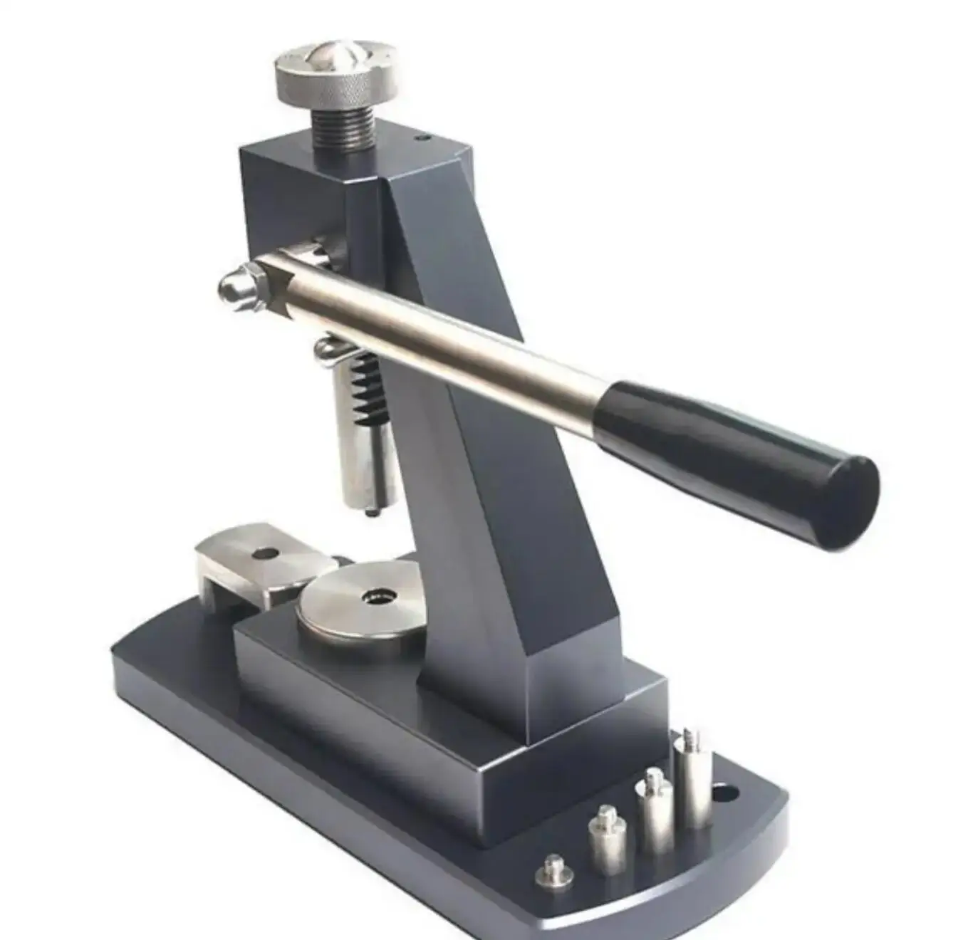 Heavy Duty Watch Glass Press Tool Dies Set Table Mounted Watch Crystal Back Cover Fitting Machine For Watchmakers 6173