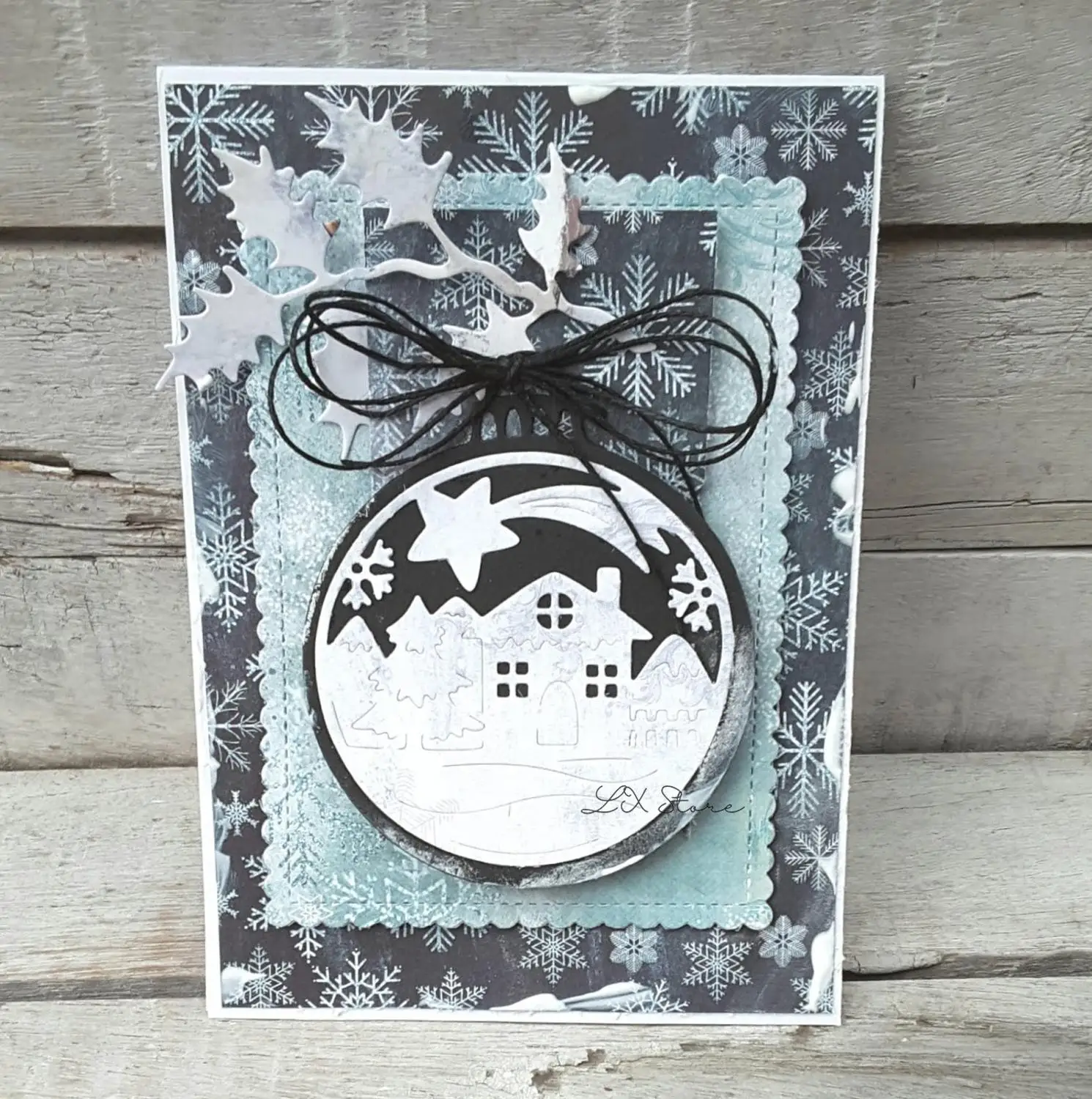 New Design Craft Metal Cutting Die die cuts Christmas house ball decoration scrapbook Album Paper Card Craft Embossing die cuts