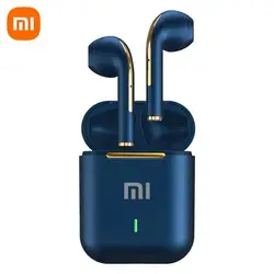 XiaomiヘッドセットワイヤレスイヤホンBluetoothヘッドフォン真のステレオスポーツゲーム2つ耳にマイクタッチ