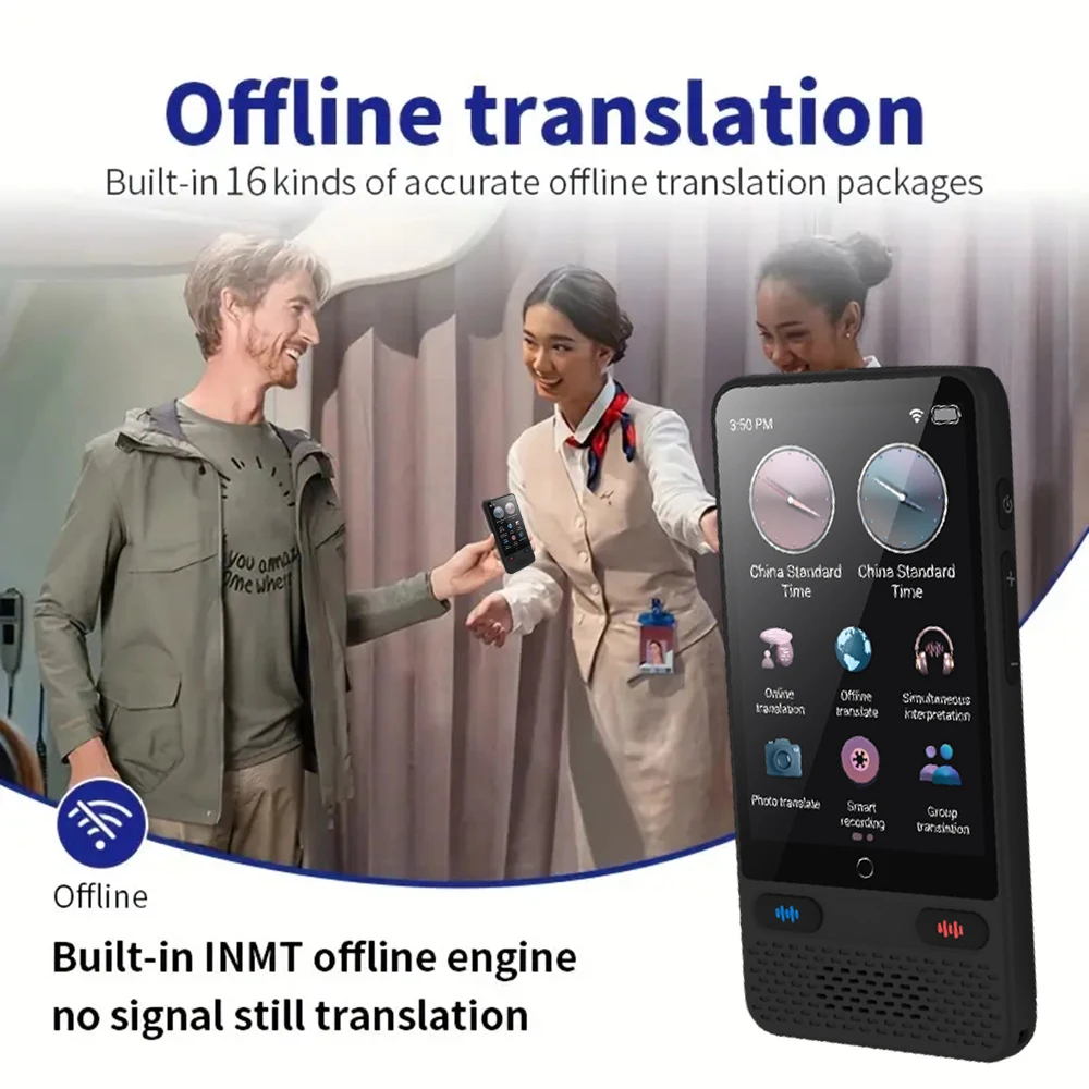 

Smart Translator Support 138 Languages Handy Real-time Translation Device For Business Work