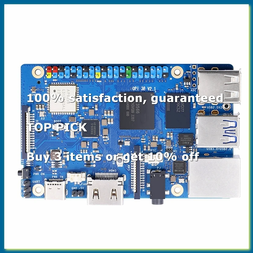 Development Board Module for 3B Quad Core RK3566 Support EMMC Module RAM 4GB
