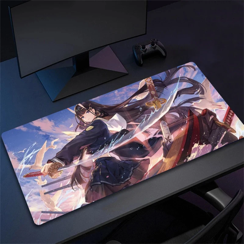 

Azur Lane Hindenburg New Jersey Musashi Shinano Noshiro Agir Unzen Kearsarge XXL Large Mousepad Keyboard Pad Mouse Pad