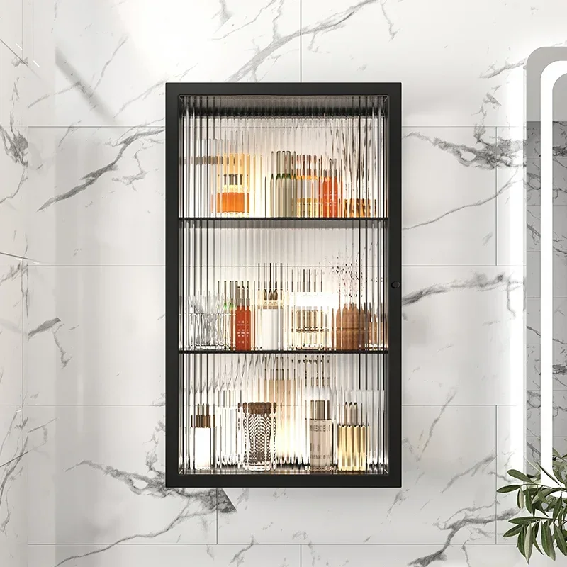 

Bathroom Balcony Storage Hanging Cabinet Wall Cabinet Small Apartment Changhong Glass Kitchen TV Wall Bathroom Hanging Cabinet