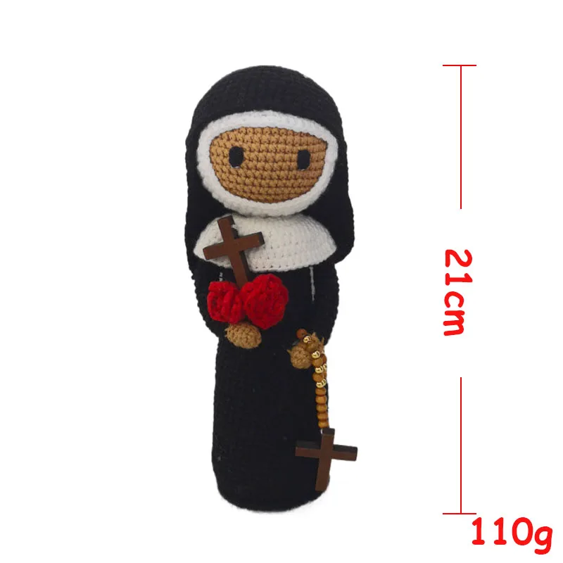 ตุ๊กตาซานต้าเทเรซิต้าแฮนด์เมด - Little Saint Therese Amigurumi - ของขวัญวันพ่อและคริสต์มาส