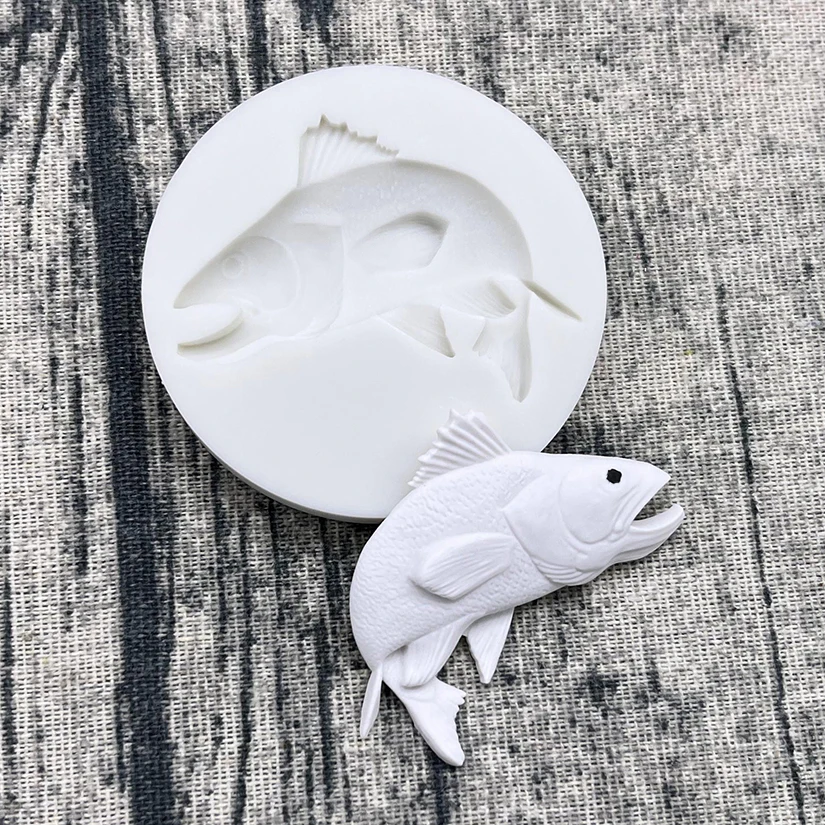 Sea Fish Marlin Silicone Sugarcraft Mold Chocolate Cupcake Baking Mould Fondant Cake Decorating Tools