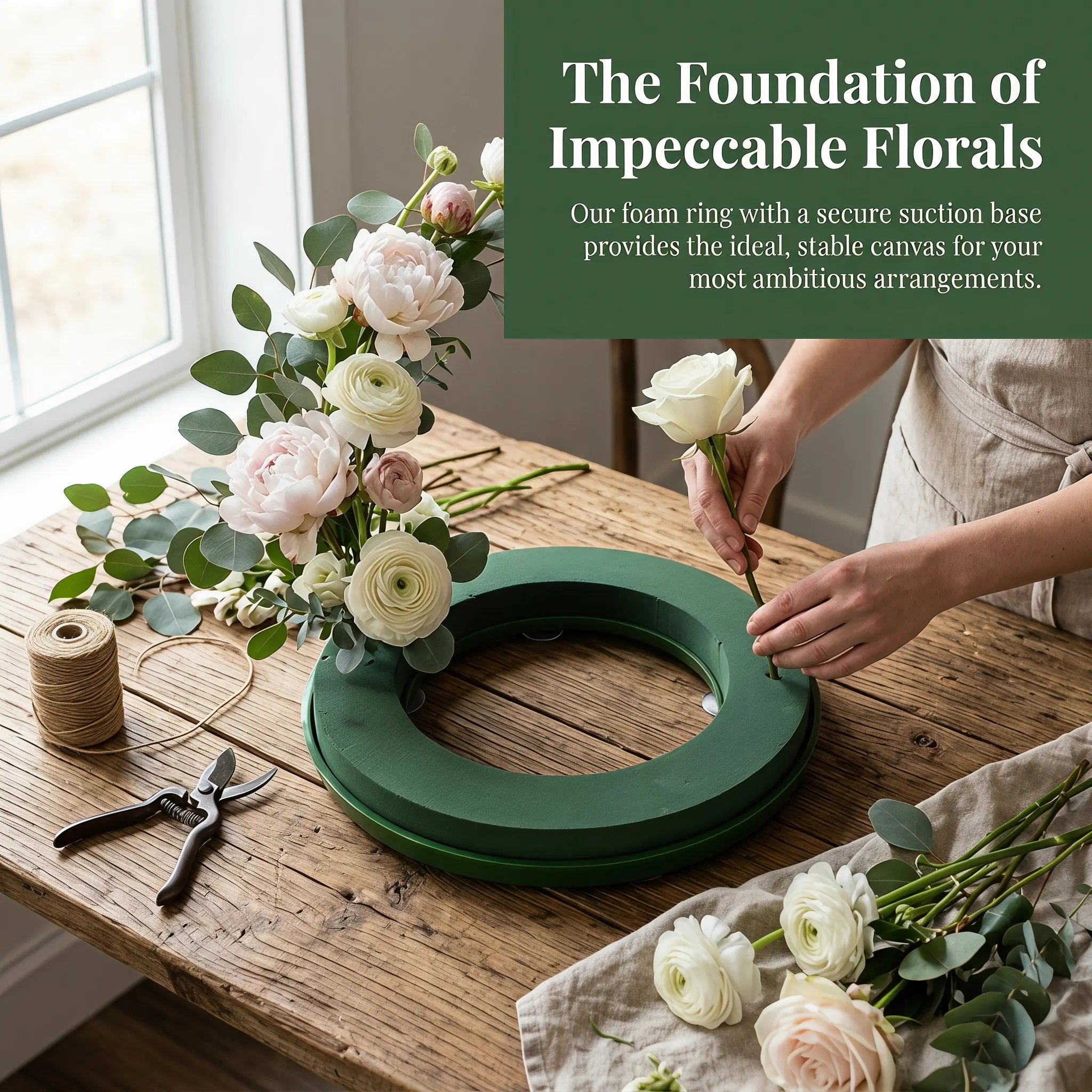 Mały pierścień z gąbki floryst – Wedding Floral Supply recenzja i cena