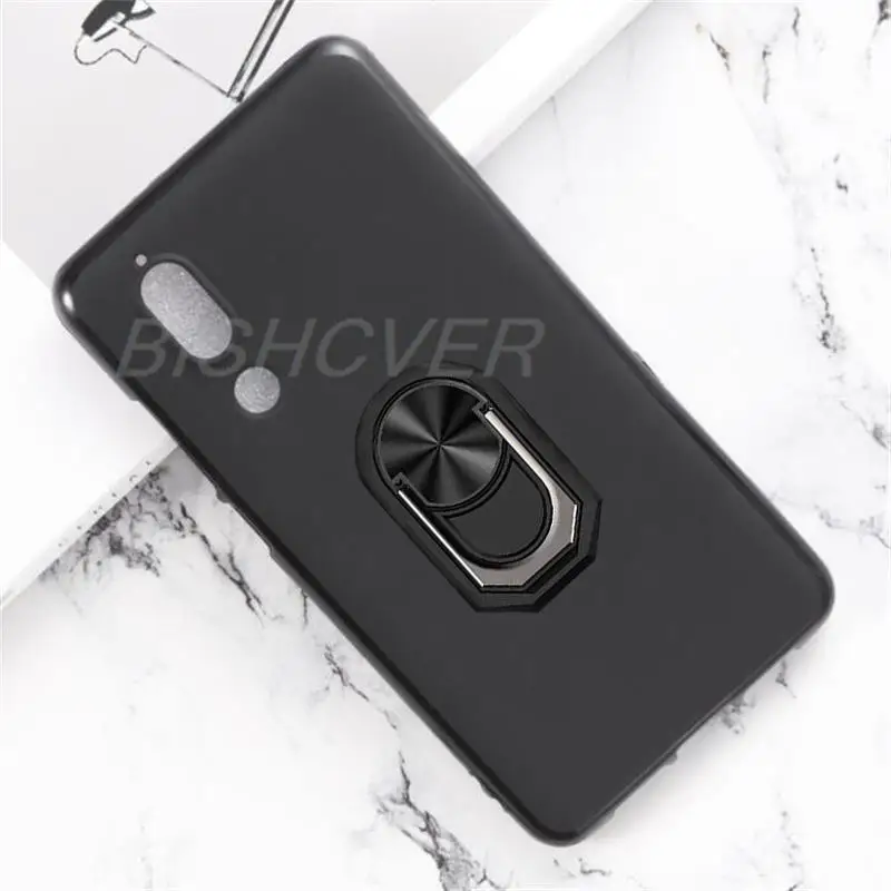 Magnet Case For Sharp Aquos S2 C10 Shockproof Soft TPU Silicone Cover For Sharp Aquos Aquos S2 FS8010 Case With Ring Holder