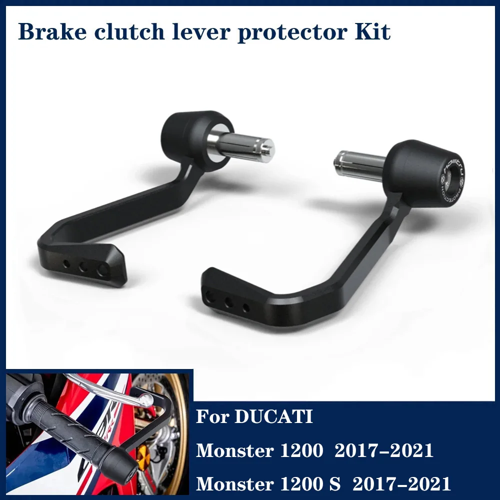 

For Ducati Monster 1200 / Monster 1200S 2017 2018 2019 2020 2021 Motorcycle Brake and Clutch Lever Protector Kit