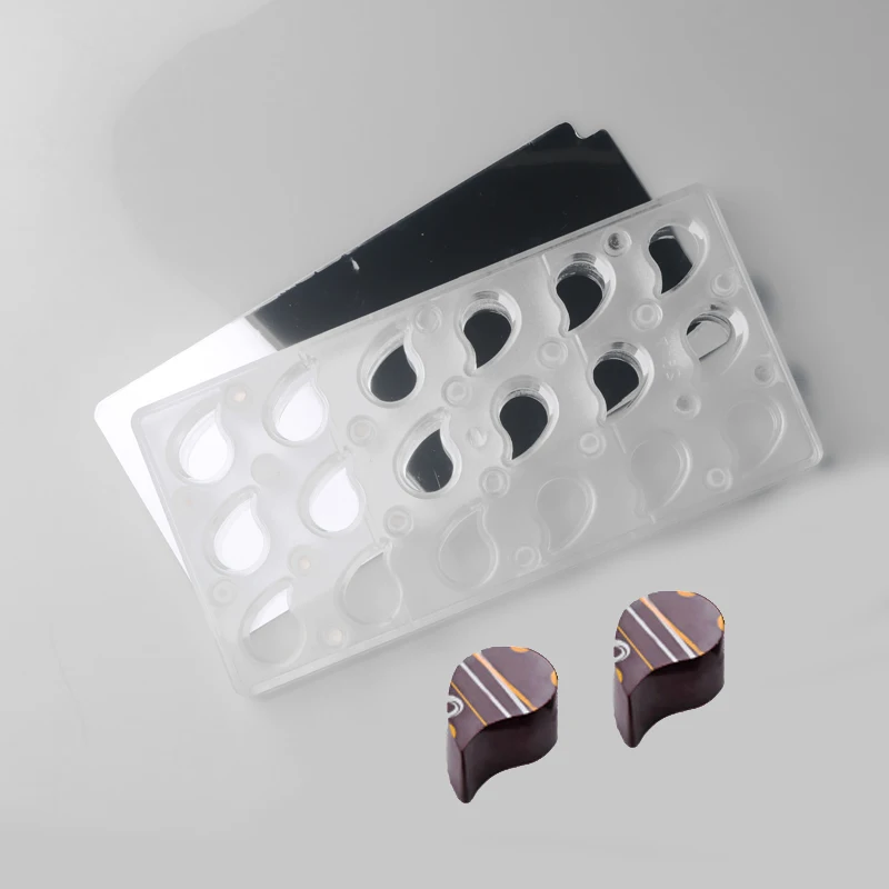 Magnetic Transfer Plate Chocolate Mould 7 Types Available Polycarbonate Chocolate Molds Kitchen Food Grade PC Candy Baking Tools