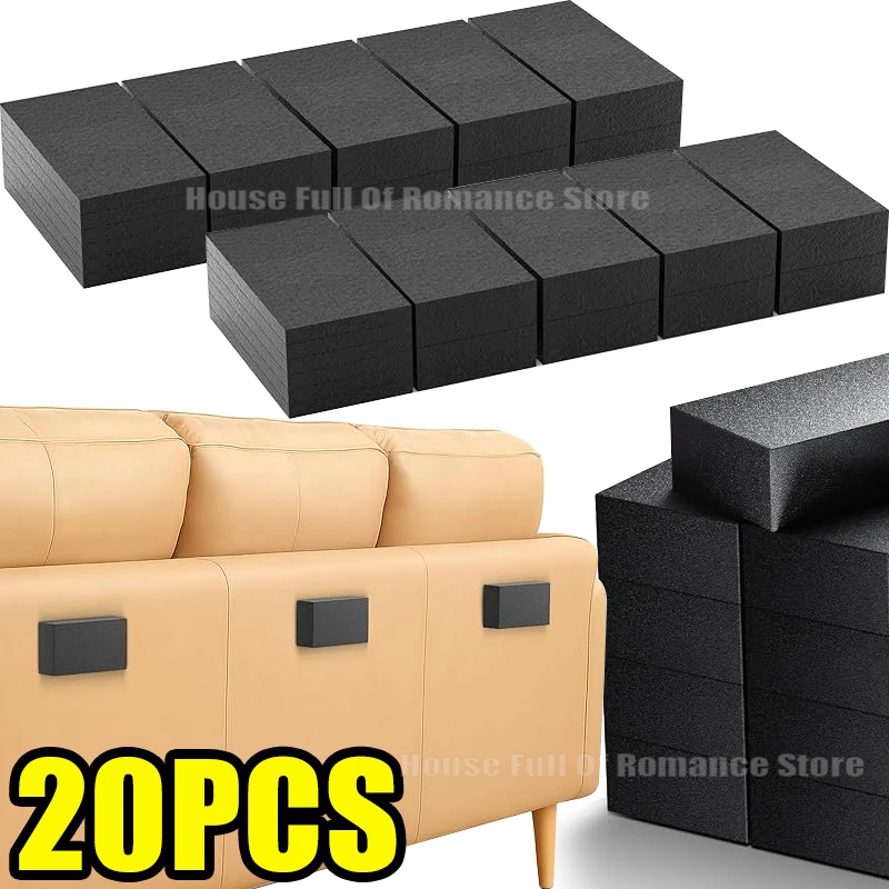 5/20pcs EVA Foam Double-sided Adhesive Wall Protector Is Suitable for Shock Protection of Sofa Bench Wall Anti Vibration Pads
