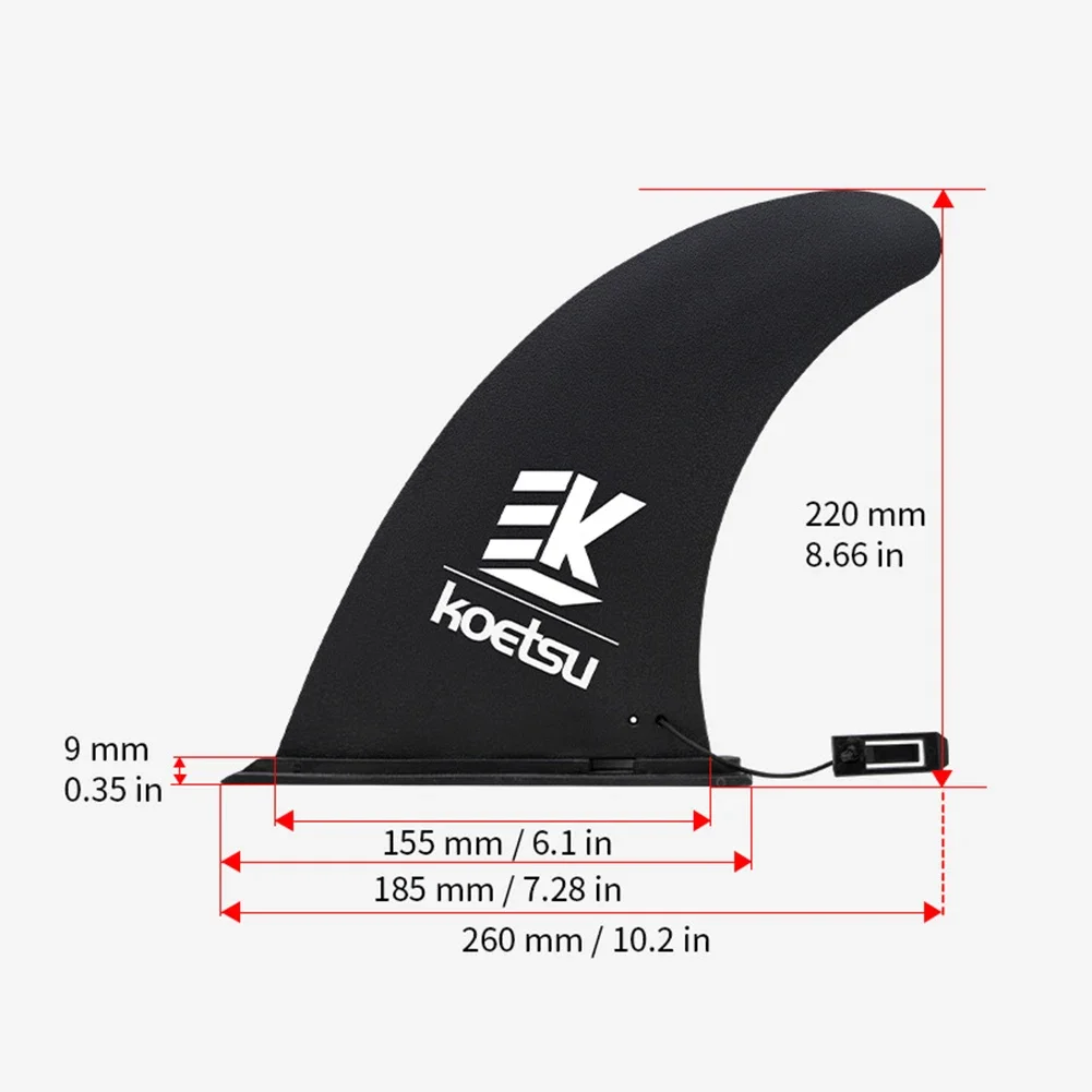 Slide-in Surfboard Fin Abnehmbare Surfplatte Stand Up Paddle Board Stabilisator Racing Flossen Wassersport Surfbrett Zubehör