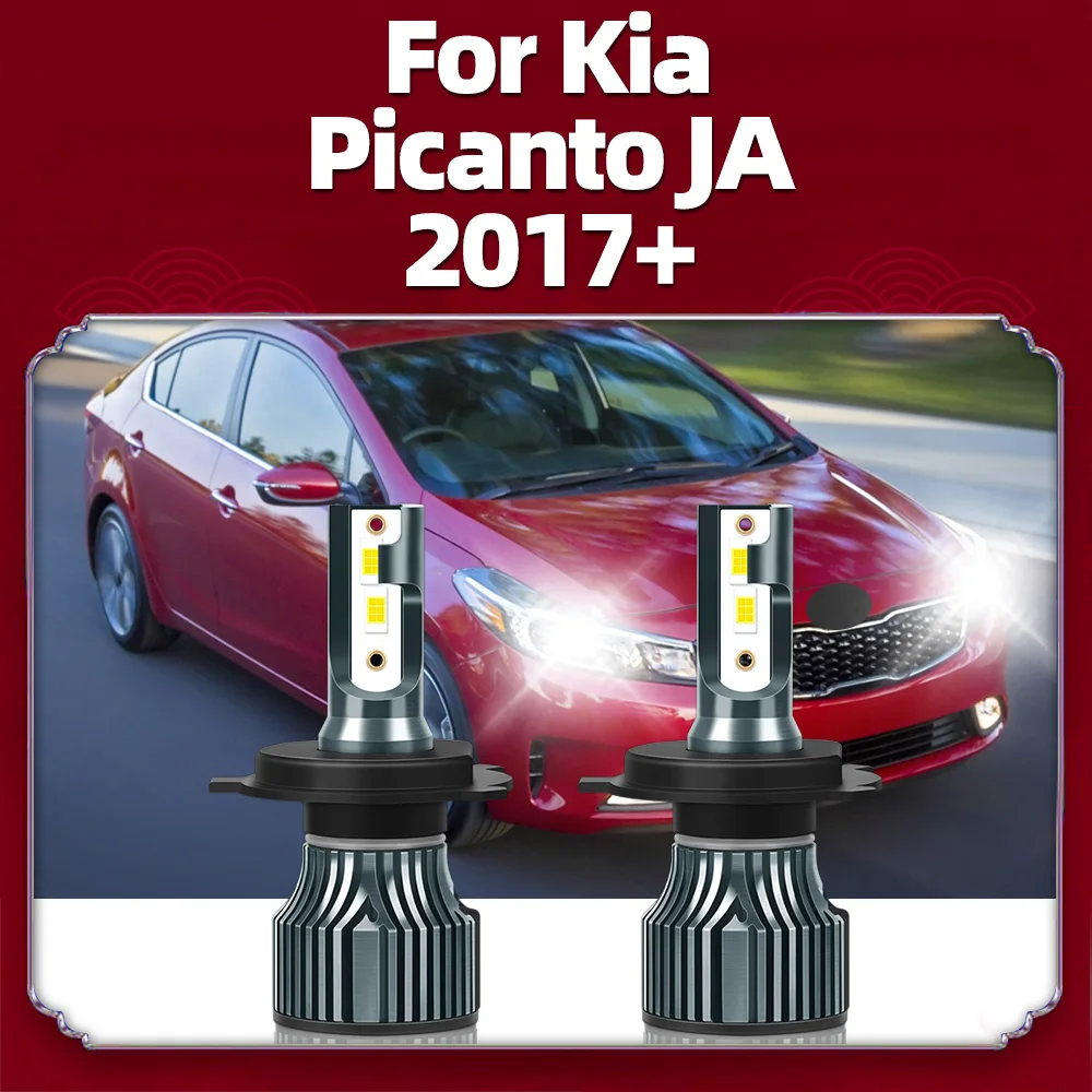 

Лампы головного света, 9003 HB2 120 лм, H4 Turbo, 6500 Вт, автомобильная лампа 12 В 2017 K для Kia Picanto JA 2018 2019 2020 2021-2023