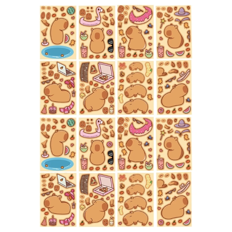 4x7b-8pcs-16pcs-capybara-puzzle-sticker