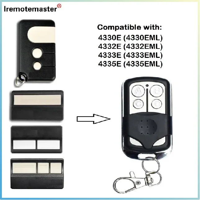 

4330E 4332E 4333E 4335E Garage Door Remote Control Transmitter