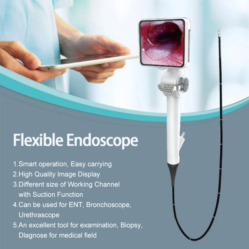 Portable Flexible Video Ent Endoscope Medical Ent Endoscopy Bronchoscopy With Cheap Price