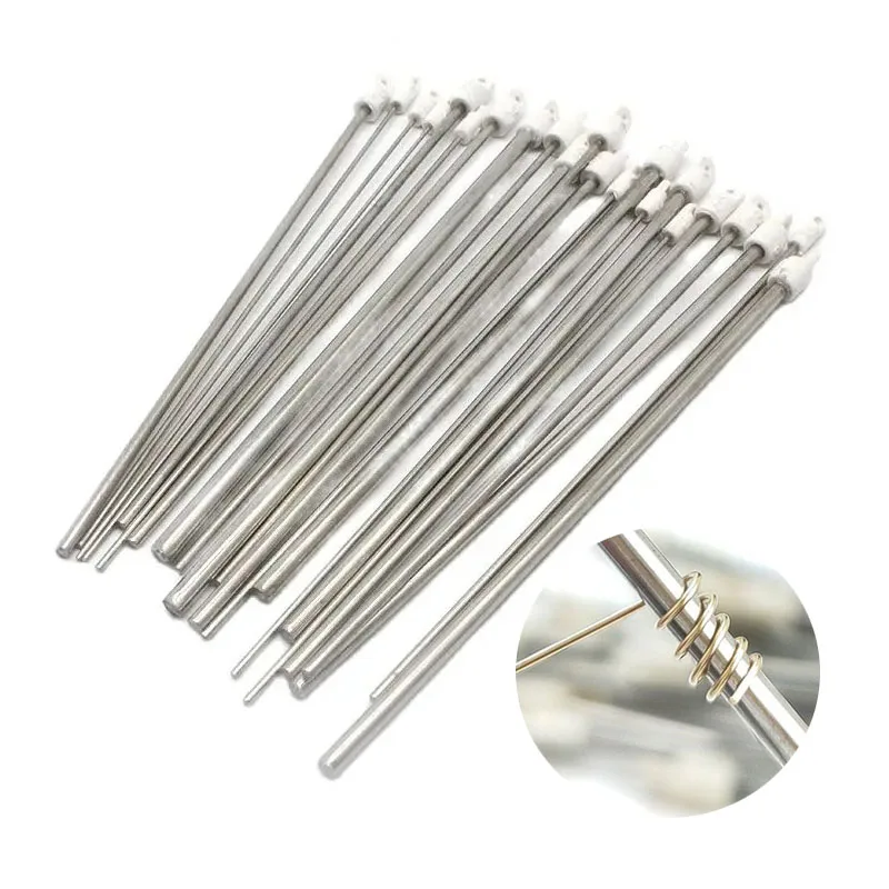 22 Pieces Solid Wire Core Stick Set 1.1-4.0mm Roll Mandrel Wires Forming Rod Jewelry Tools